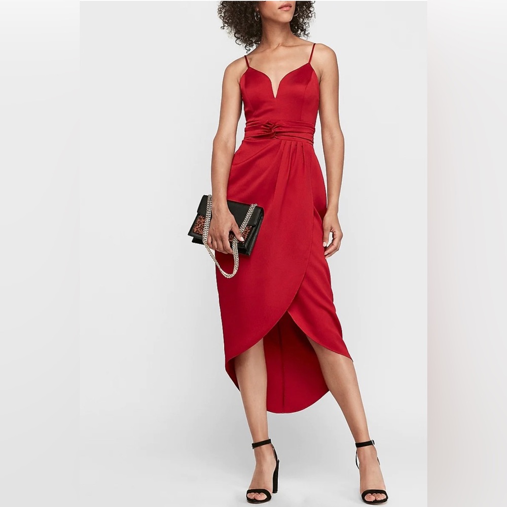 Express V-Wire Hi-Lo Maxi Dress Brand New with Tags!